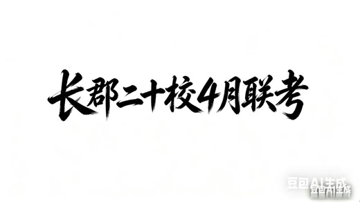 长郡20校4月份联考数学 每天一套模拟卷 第38套