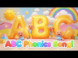 ABC Learning Cartoons Song for Kids | Fun Alphabets with Phonics Sounds & Animated Cartoons