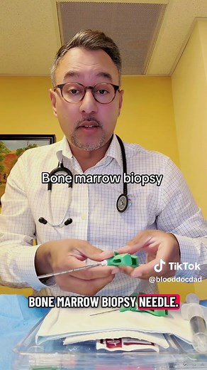 I’m a hematologist that does bone marrow biopsies to diagnose leukemia, lymphoma, multiple myeloma #medical