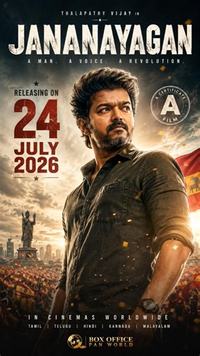 Jana Nayagan Release Date Confirmed! 💥 Can Vijay Break All-Time Box Office Records?