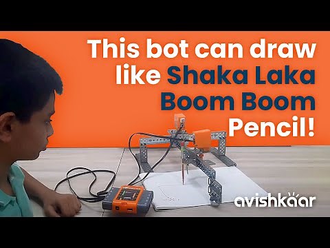 DIY Drawing Bot | Drawing Robot | Robotic Drawing Hand | Artistic Bot | Avishkaar Robotics Kit
