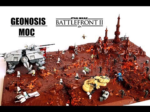 HUGE LEGO Star Wars Geonosis MOC /Battlefront 2 MOC / EPIC LEGO MOC