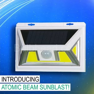 Get light you can depend on. As days get shorter and nights get longer, Atomic Beam #SunBlast keeps a watchful light where you need it, so you don’t have to worry about keeping your security light on all day. Our solar-powered SunBlast turns on automatically when the sun goes down. Buy 2 and SAVE – PLUS, get a FREE LED Flashlight! Get yours here ➡ http://bit.ly/30B9sOu #Bulbhead #BulbheadIdeas #lights #solar #solarpowered | BulbHead