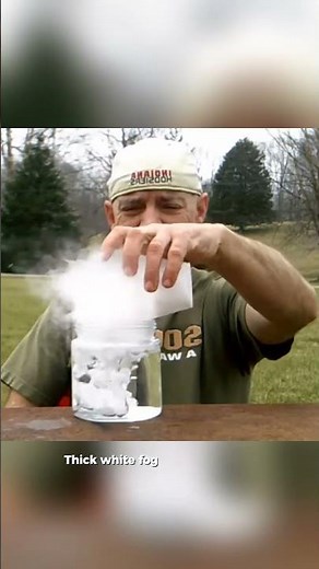 What Happens When Dry Ice Meets Hot Water? 😱 | #science #physics #shortsfeed #experiment #dryice