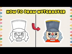 How to Draw a Nutcracker – Christmas Drawing Masterclass with Color