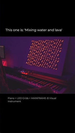 This one is: 'Mixing water and lava'