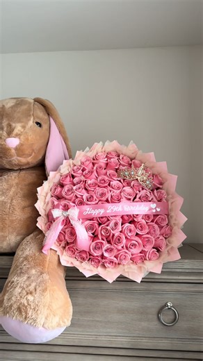 Beautiful Pink Roses for Birthday Celebrations