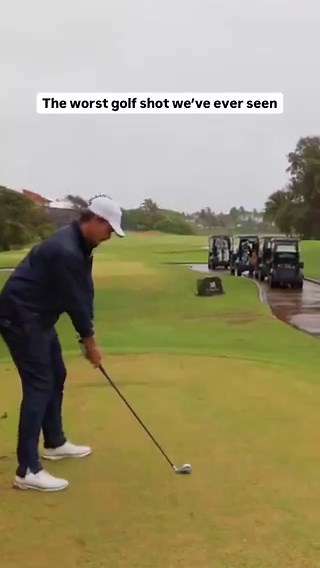 This might go down as the worst golf shot in Good Good history