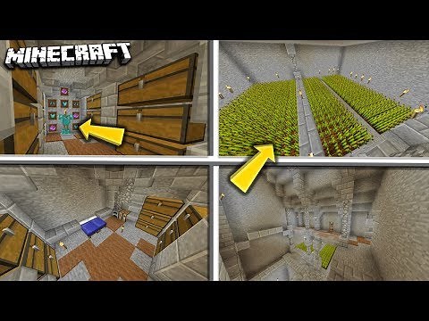 STARTOWA PODZIEMNA BAZA w MINECRAFT!! *baza na start*