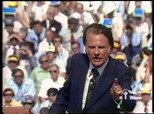 578K views · 14K shares | #FBF to Billy Graham's 1977 Crusade in South Bend, Indiana 40 years ago. Take a moment to watch this sermon clip from the Crusade on the Second Coming of Christ. Is your seat reserved? | Billy Graham Library | Facebook