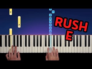 RUSH E - Easy Piano Tutorial!