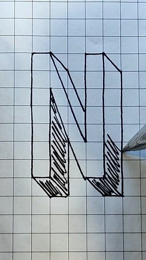 Top 3D Letter N Drawing Recommendations