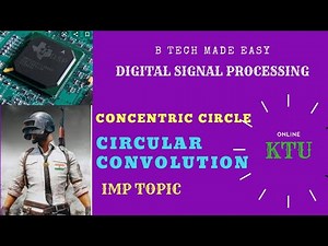 Circular Convolution (DFT) finding (imp topic) DSP: by Dinu A G
