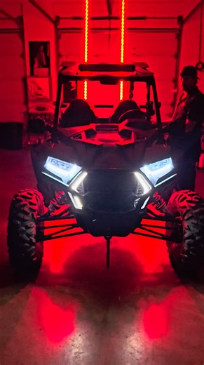 WD Electronics street legal kit installed on this 2023 RZR XP 1000. Thye make the best kits! This one included light strips for under the headlights, as well as, new fang lights that replaced their plastic trim. It looks awesome! #wdelectronics #polarisrzr #utv | Tony's Street Dreamz