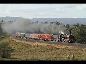Steamrail Victoria 'Eureka Express' - R761 | Australian Steam - Full chase