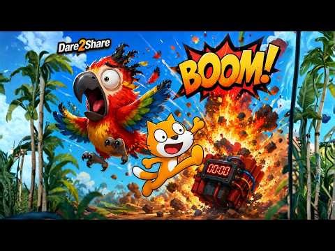Developing a Timed Bomb Defusal Game with 300 Pieces | Advanced Scratch Tutorial