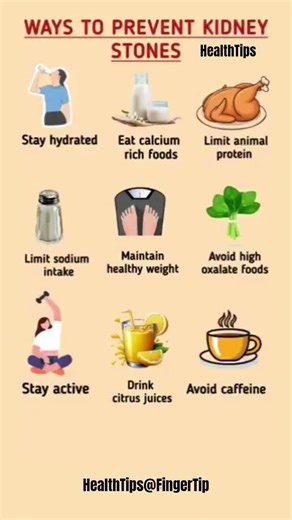 Ways To Prevent Kidney Stone Naturally | Diet & Lifetstyle Tips #healthylifestyle #healthtips