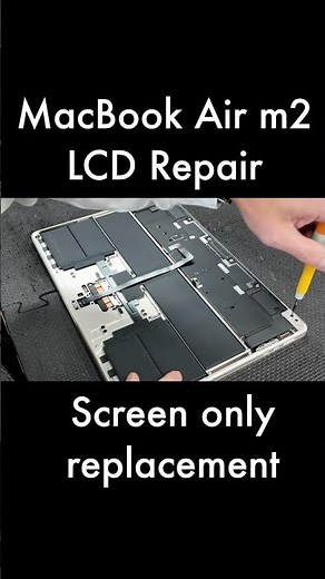MacBook Air M2 Screen Replacement (A2941) #Shorts #laptoprepair