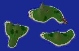 Three lost islands Minecraft Map