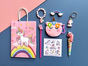 8-piece Unicorn Party Bag - Next Day Delivery Available, Unicorn Birthday Present, Unicorn Party Favour, Unicorn Bundle - Etsy