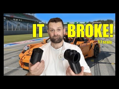 Assembling 3D Printed 1:1 LEGO Technic Geometry Engine Cover