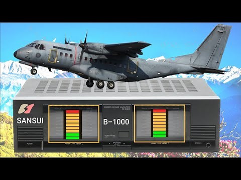 Sansui B-1000 audio stereo integrated amplifier bomber explained