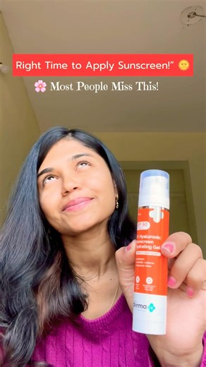 Right Time to Apply Sunscreen 😳| Most People Miss This🌞 #ytshorts #wintercare #bodycare #sunscreen