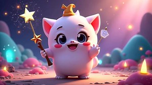 Download Cute Magical Cat for free