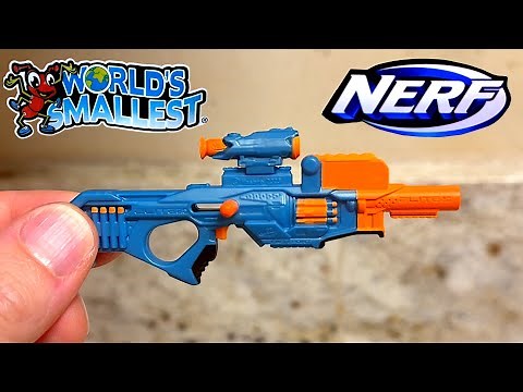 Worlds SMALLEST Nerf Blaster – It Actually WORKS!