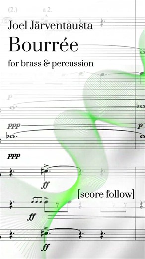 BOURRÉE Full score video → #joeljärventausta #ContemporaryClassical #OrchestralMusic