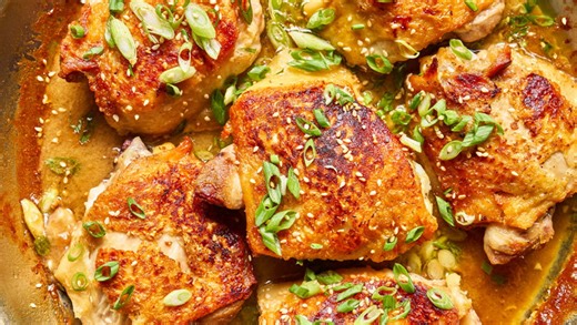 Maple-Miso Chicken Thighs Recipe