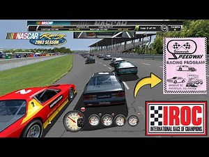 Dale Jr. Racing Savannah Speedway Short Track in Fantasy 80’s IROC Series!!! (Race View) (NR2003)