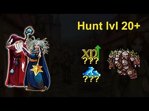 Tibia - Hunt para Master Sorcerer Lvl 20+ na Earth Elemental Cave | Até 240K de XP/H