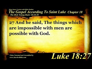 Gospel of Luke Chapter 18 - Bible Book #42 - The Holy Bible KJV HD Audio-Text Read Along