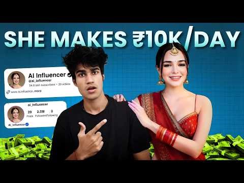 How an Indian Student Built a ₹10 Lakh AI Influencer 😱 (Fully Exposed)