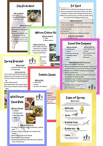 Printable Spring Themed Nature and Gardening Activities for Children Age 3-8 Years - Etsy Canada