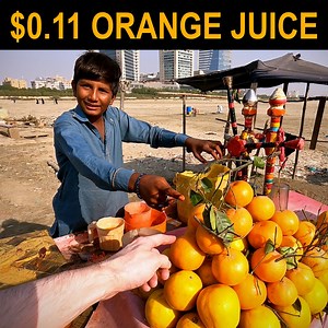 15M views · 275K reactions | $0.11 Orange Juice in Karachi, Pakistan  | Dale Philip | Facebook