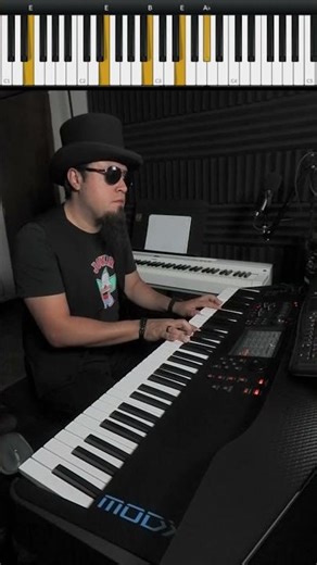 Acordes de Wicked Game #pianotutorialshorts #pianotutorial #wickedgame #covers