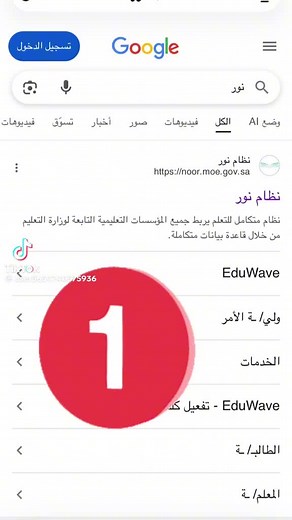كيفية الدخول على نظام نور بسهولة