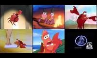 Mix of 6 videos from youtube : Sebastian the Crab Cartoon Mashups