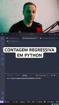CONTAGEM REGRESSIVA EM PYTHON - APRENDA AGORA!