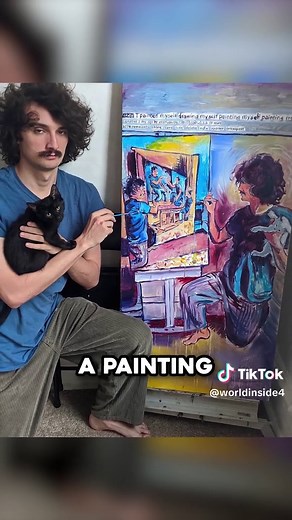 Incredible Recursive Painting by Talented Artist