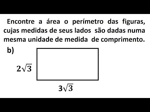 Área e perímetros aula 2 - Retângulo.