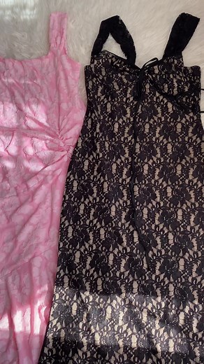 Stylish Black and Pink Dress Combination