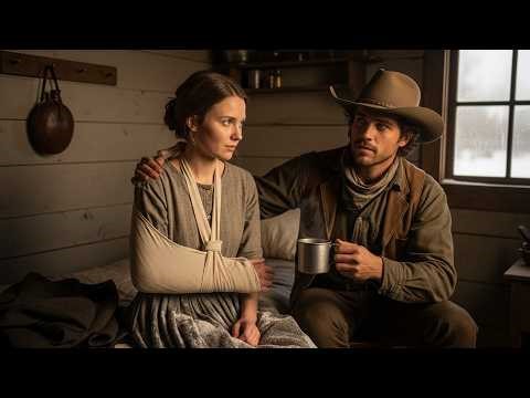 Her Husband Broke Her Arm And Left Her In The Snow, The Cowboy Set The Bone And Nursed Her