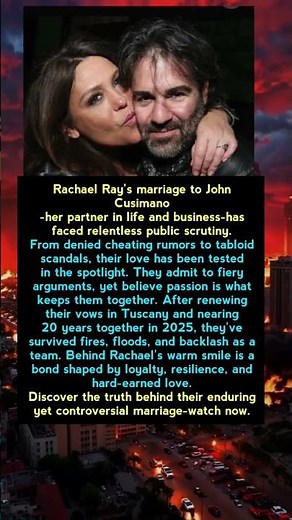 “Love in the Midst of the Storm: The Trials of Rachael Ray and John Cusimano’s Marriage”