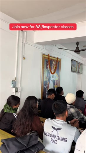 Join now for ASI/Inspector classes limited seats available. Enroll today and take a step toward a disciplined and successful career.