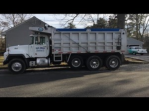 1998 Mack RD Shifting 8LL Loaded Tri-axle Dump