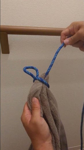 ブルーシートの端部 ハトメが無い時、どう結ぶ？