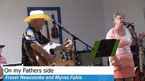 On my Fathers side This is a nice Sacred song perfomed by siblings Fraser Newcombe and Myrna Fahie. From The Holy Trinity Emmanuel Country Show on Aug 13/2023 in Dartmouth,NS www.facebook.com/MikesMusicBlog | Mike Blackburn - Music Videographer